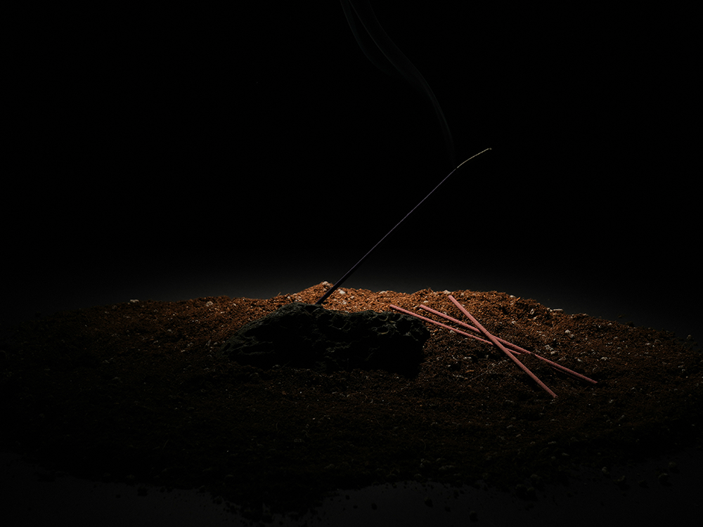 Athis Brass Incense Holder & Incense Stick Set (Brass Holder with Ash Catcher + Incense Sticks (2 Scents))